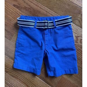 Polo Ralph Lauren Toddler Shorts Blue With Belt 3T Boy's EUC